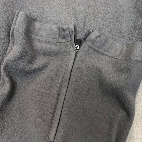 Under Armour Mens Sweatpants Medium Straight Ankle Zip Gray Fleece Activewear - Picture 11 of 15